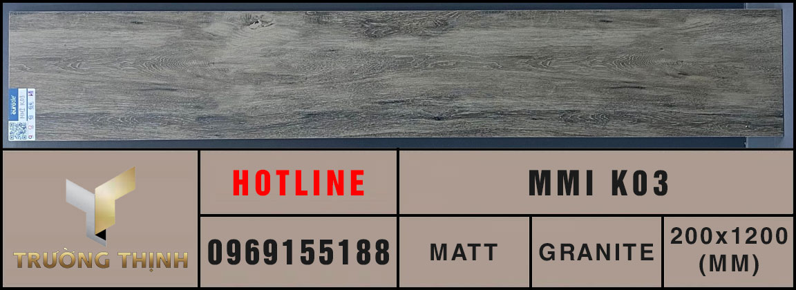 Gạch ốp lát 200x1200 Eurotile Mộc Miên MMI-K03