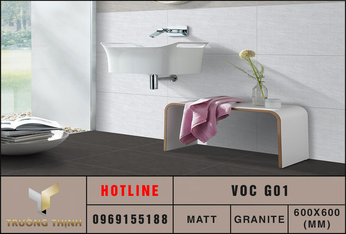 Ảnh phối cảnh 3D gạch ốp lát 300x600 Eurotile VOC G01