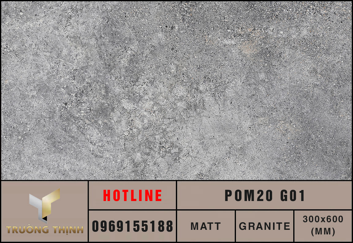 Gạch dày 2 phân 300x600 Eurotile Pompeii POM20 G01 giá rẻ