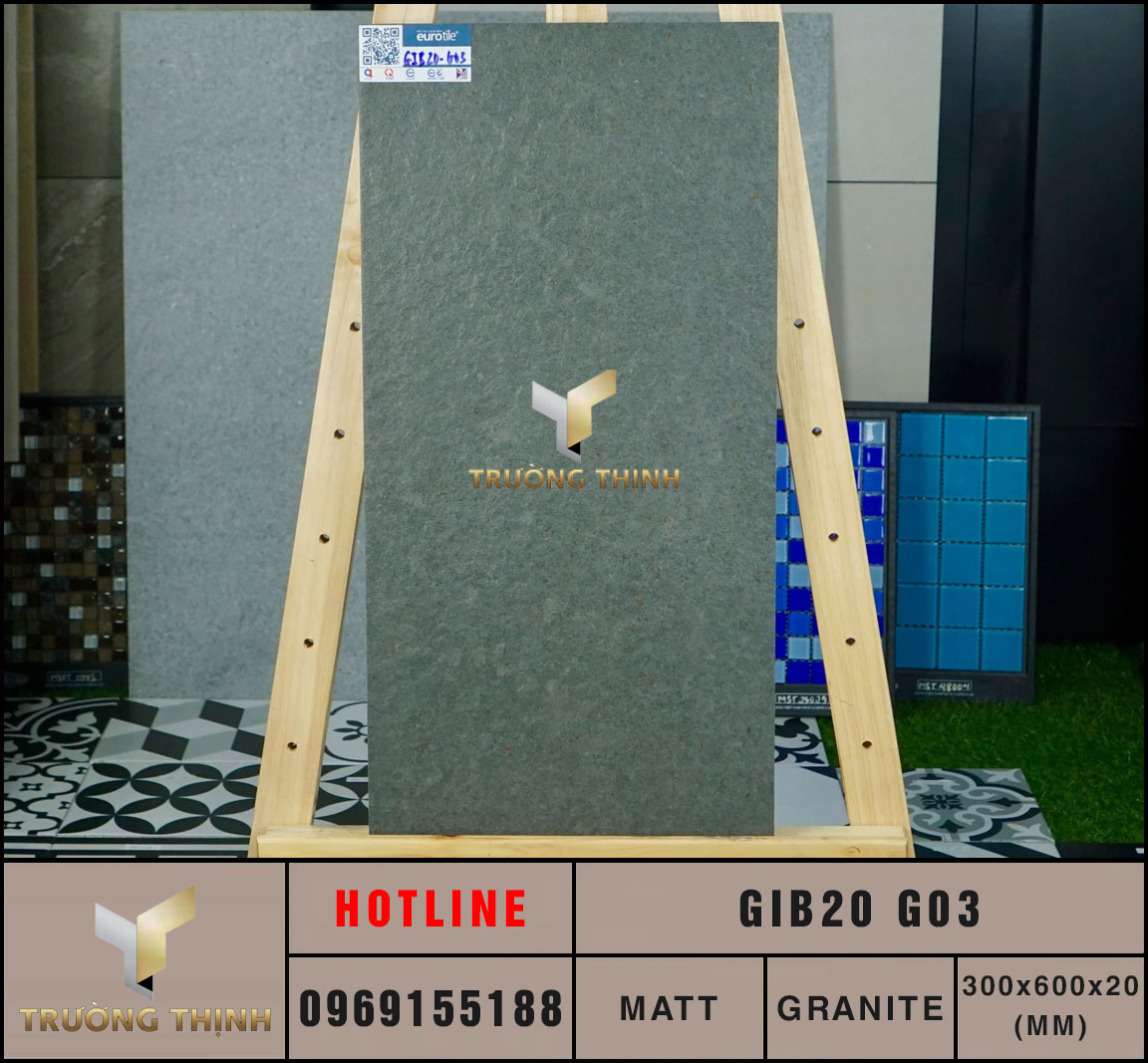 Gạch đồng chất dày 2 phân Eurotile Gibellina GIB20 G03 cao cấp