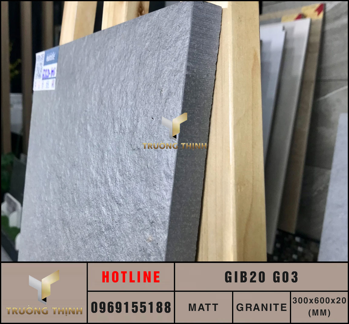 Ảnh gạch lát nền 300x600x20 Eurotile Gibellina GIB20 G03