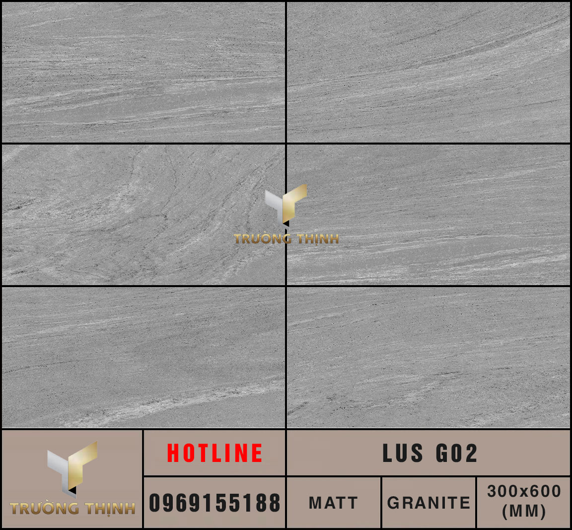 Ảnh MAP 5 Face gạch ốp lát 300x600 Eurotile Lưu Sa LUS G02