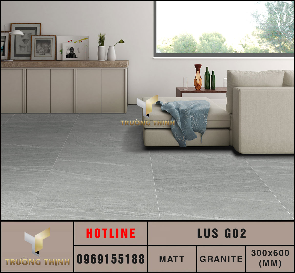 Gạch gạch ốp lát 300x600 Eurotile Lưu Sa LUS G02