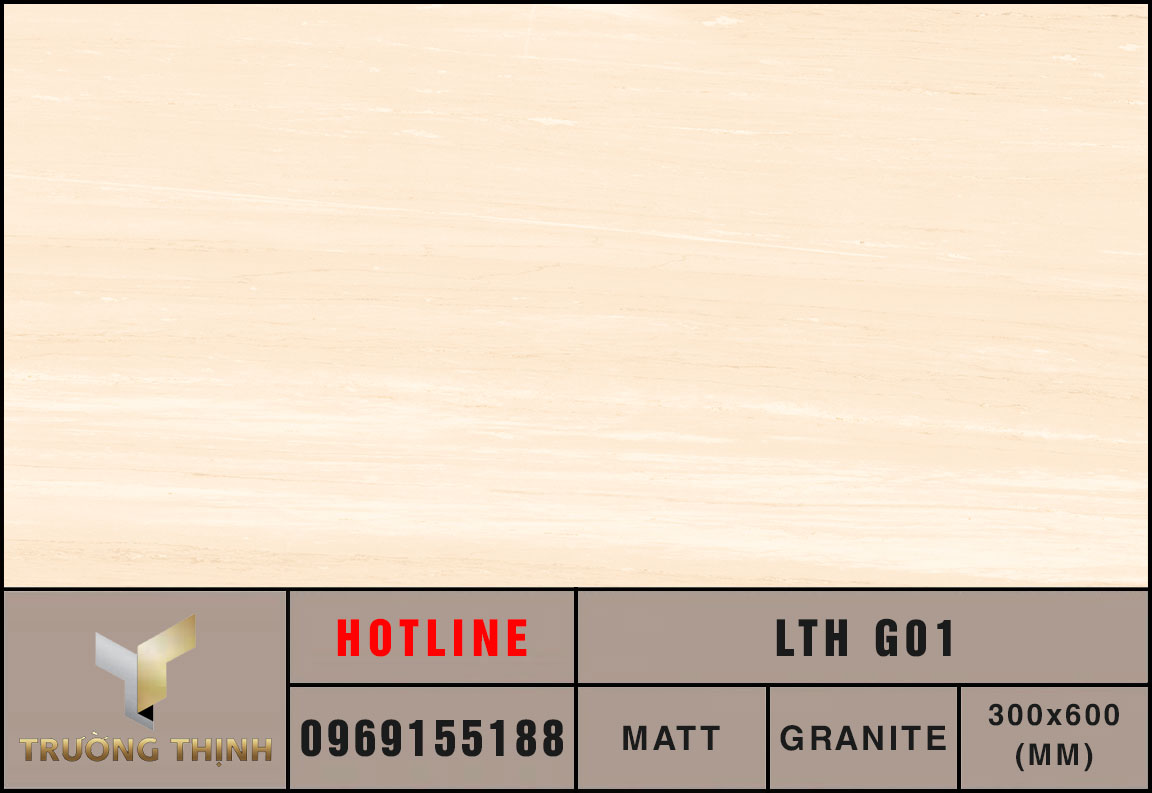 Gạch ốp lát 300x600 Eurotile Lưu Thủy LTH G01 màu be