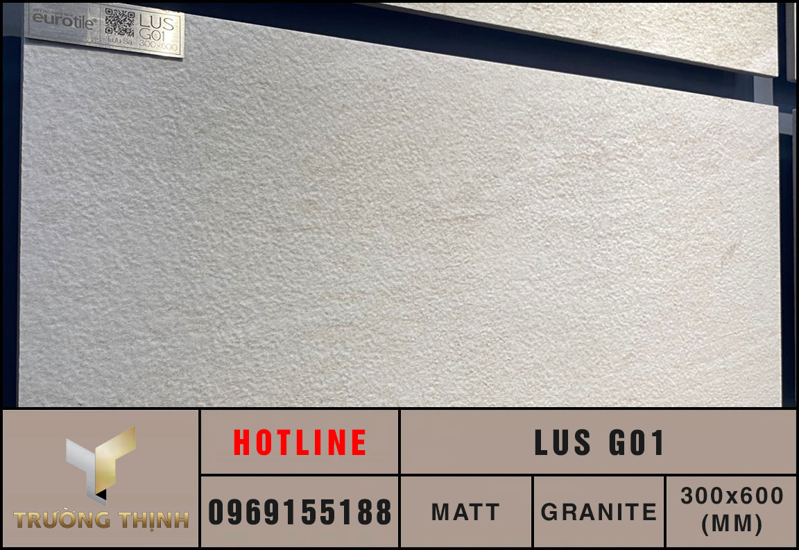 Ảnh thực tế gạch ốp lát 300x600 Eurotile Lưu Sa LUS G01