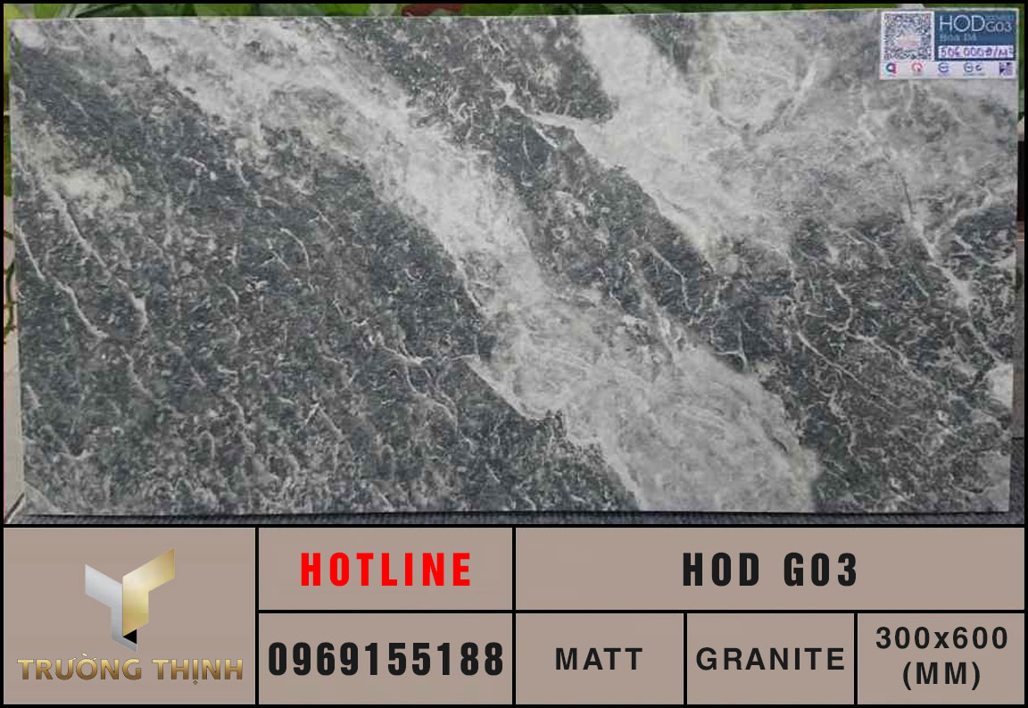 Gạch ốp tường granite 300x600 Eurotile Hoa Đá HOD G03 giá rẻ