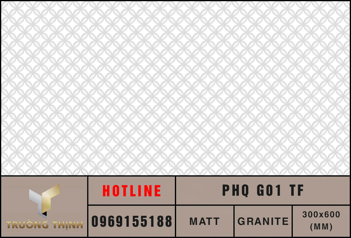 Gạch trang trí Eurotile Phú Quý PHQ G01 TF cao cấp