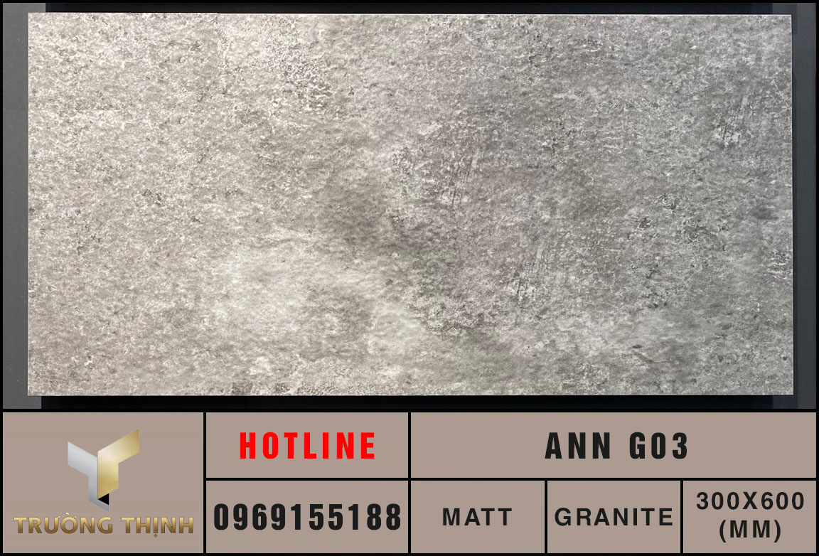 Gạch vân xi măng 300x600 Eurotile An Niên ANN G03 giá rẻ