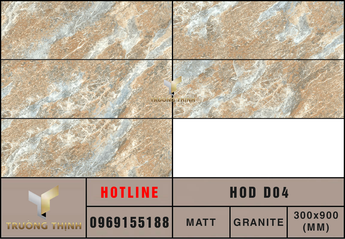 Ảnh MAP 5 Face gạch ốp lát 300x900 Eurotile Hoa Đá HOD D04