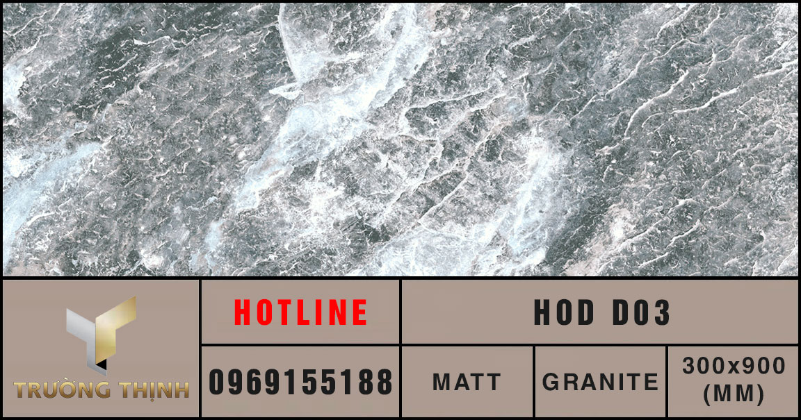 Ảnh MAP gạch ốp lát 300x900 Eurotile Hoa Đá HOD D02