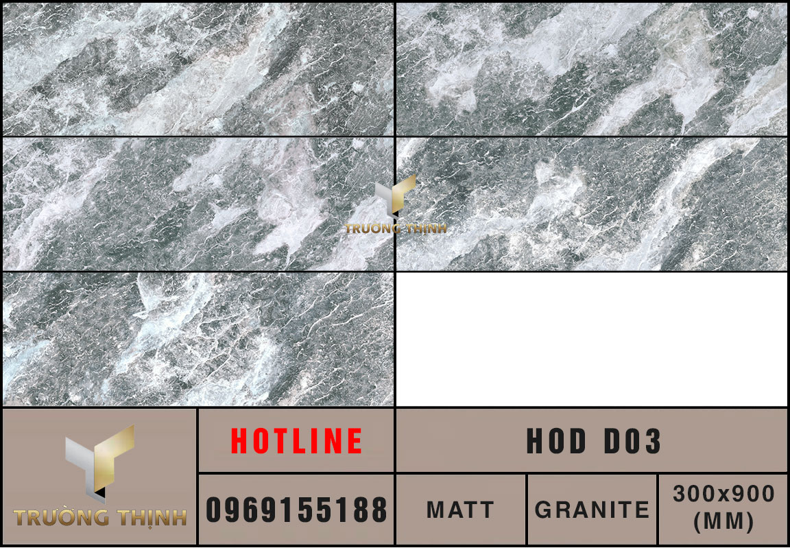 Ảnh MAP 5 Face gạch ốp lát 300x900 Eurotile Hoa Đá HOD D03