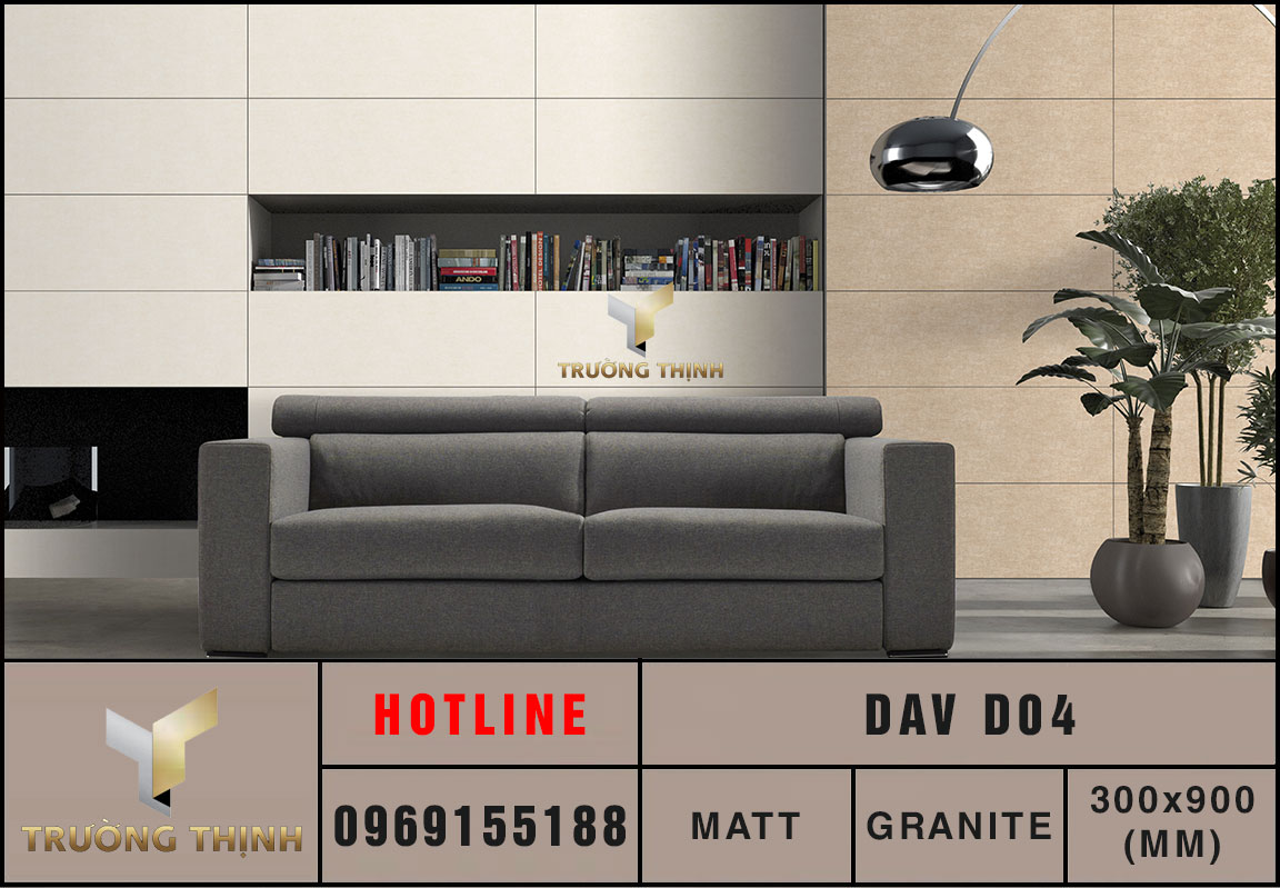 Ảnh mẫu gạch ốp lát 300x900 Eurotile Đan Vi DAV D04