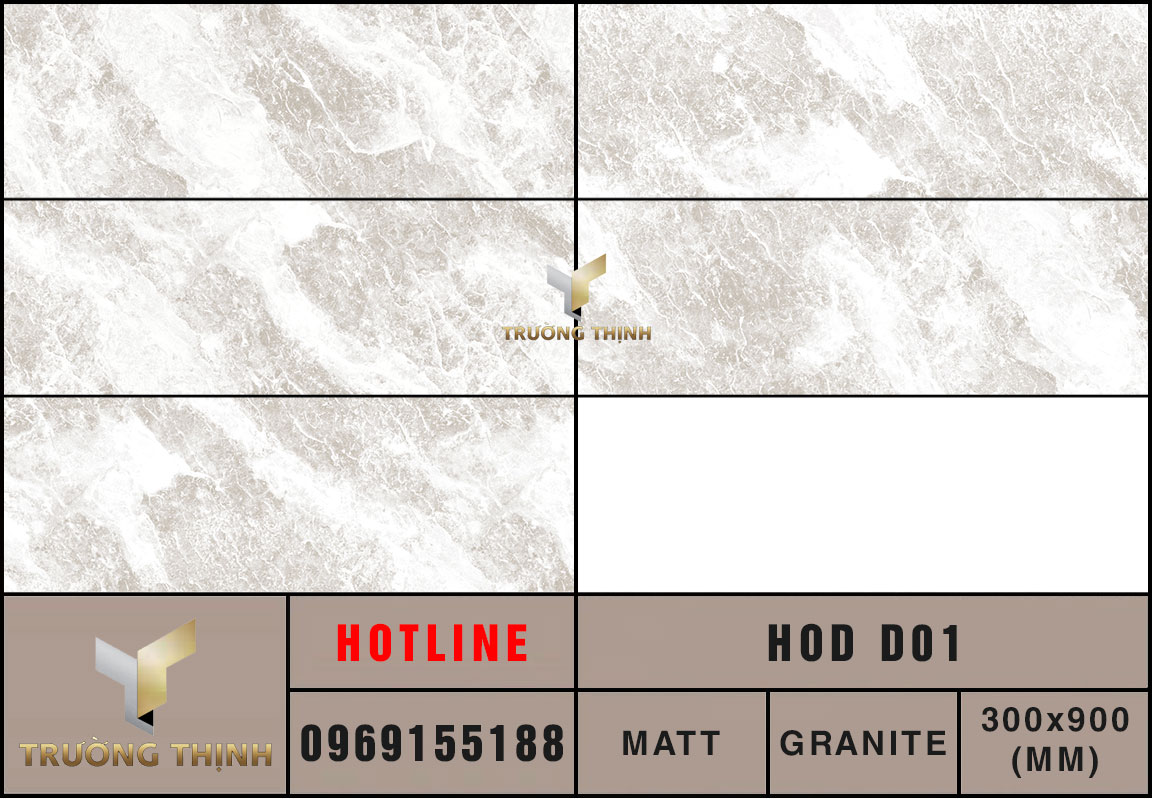 Ảnh MAP 5 Face gạch ốp lát 300x900 Eurotile Hoa Đá HOD D01