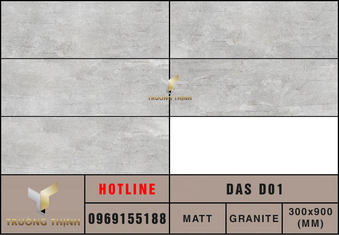 Ảnh MAP 6 Face gạch ốp lát 300x900 Eurotile Đăng Sơn DAS D01