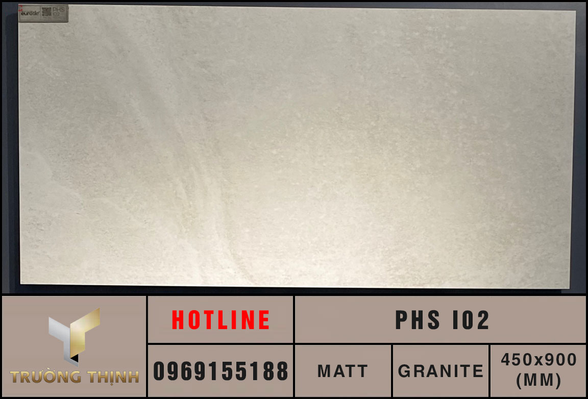 Gạch granite 450x900 Eurotile Phù Sa PHS I02 vân đá