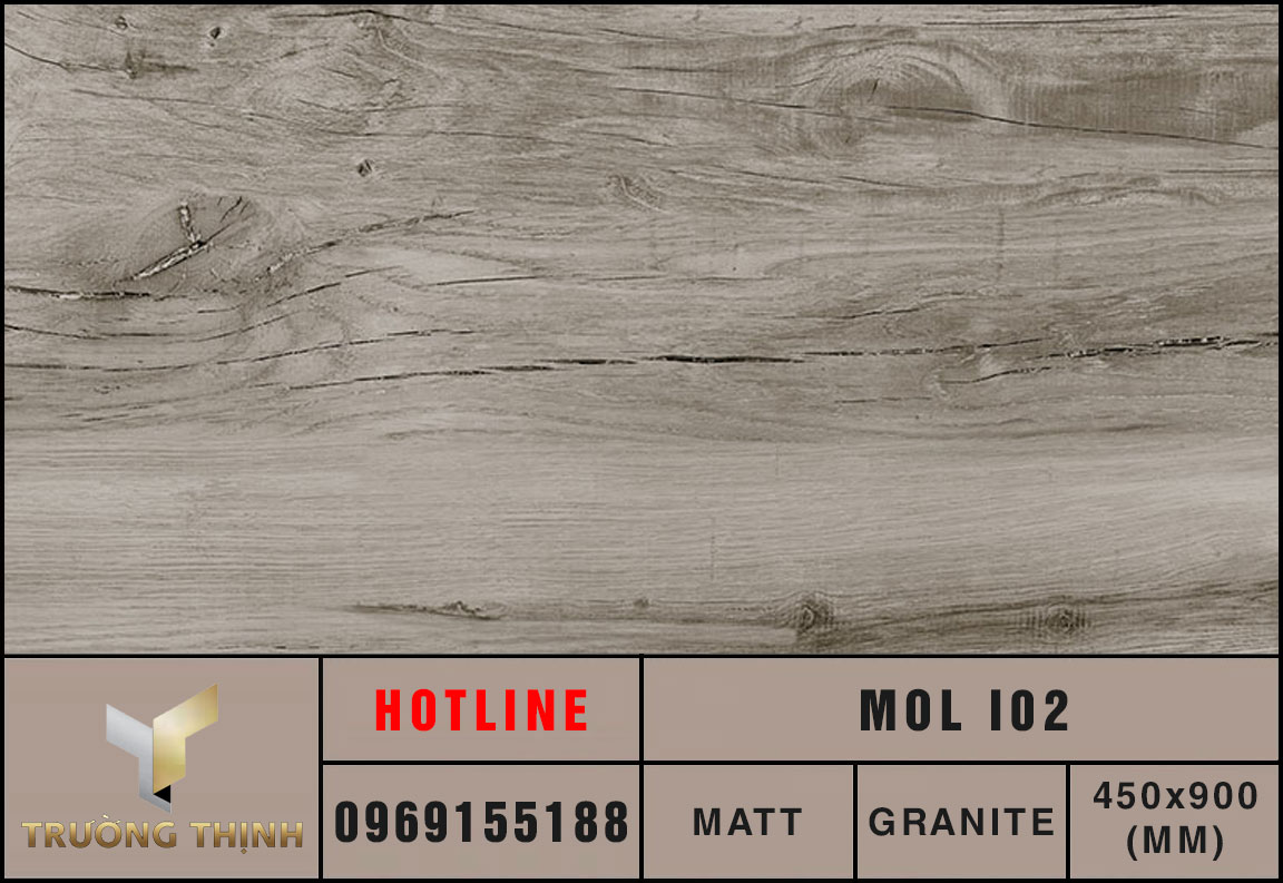 Gạch vân gỗ 450x900 Eurotile Mộc Lan MOL I02 cao cấp