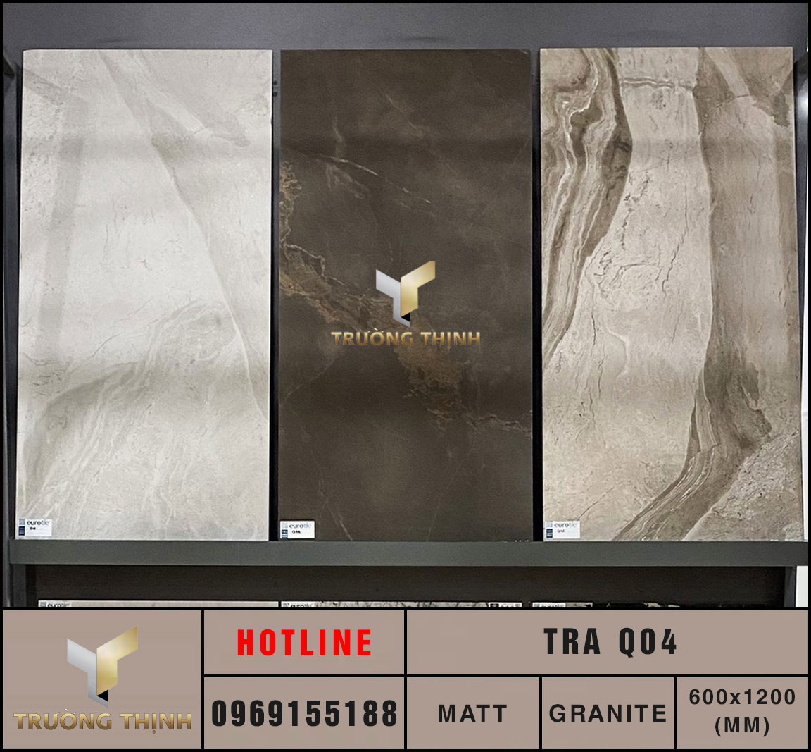 Ảnh mẫu gạch ốp lát 600x1200 Eurotile Tràng An TRA Q04