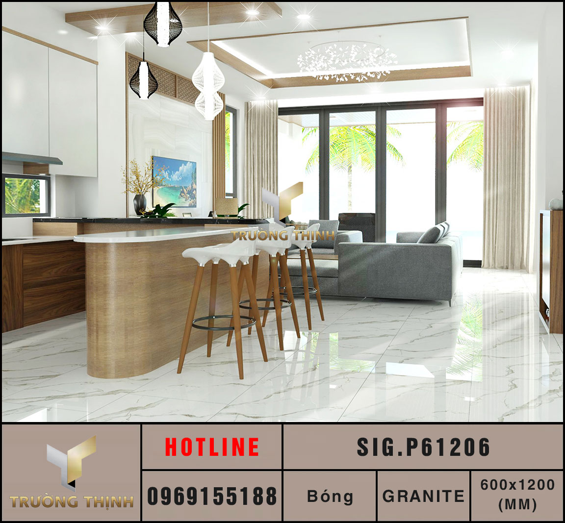 Ảnh mẫu gạch ốp lát 600x1200 Eurotile Chiêu Phong SIG.P61206