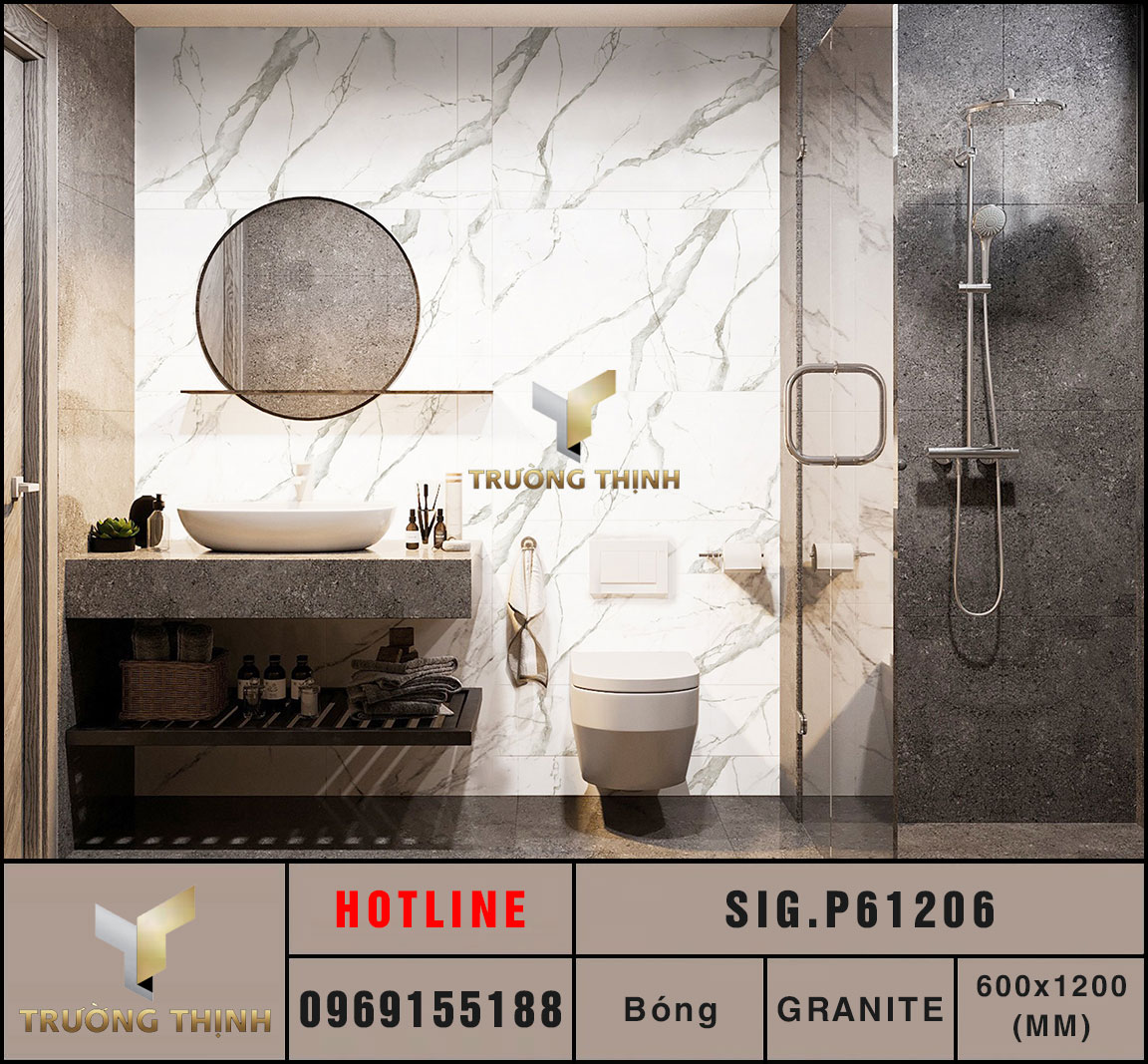 Ảnh mẫu gạch ốp lát 600x1200 Eurotile Chiêu Phong SIG.P61206