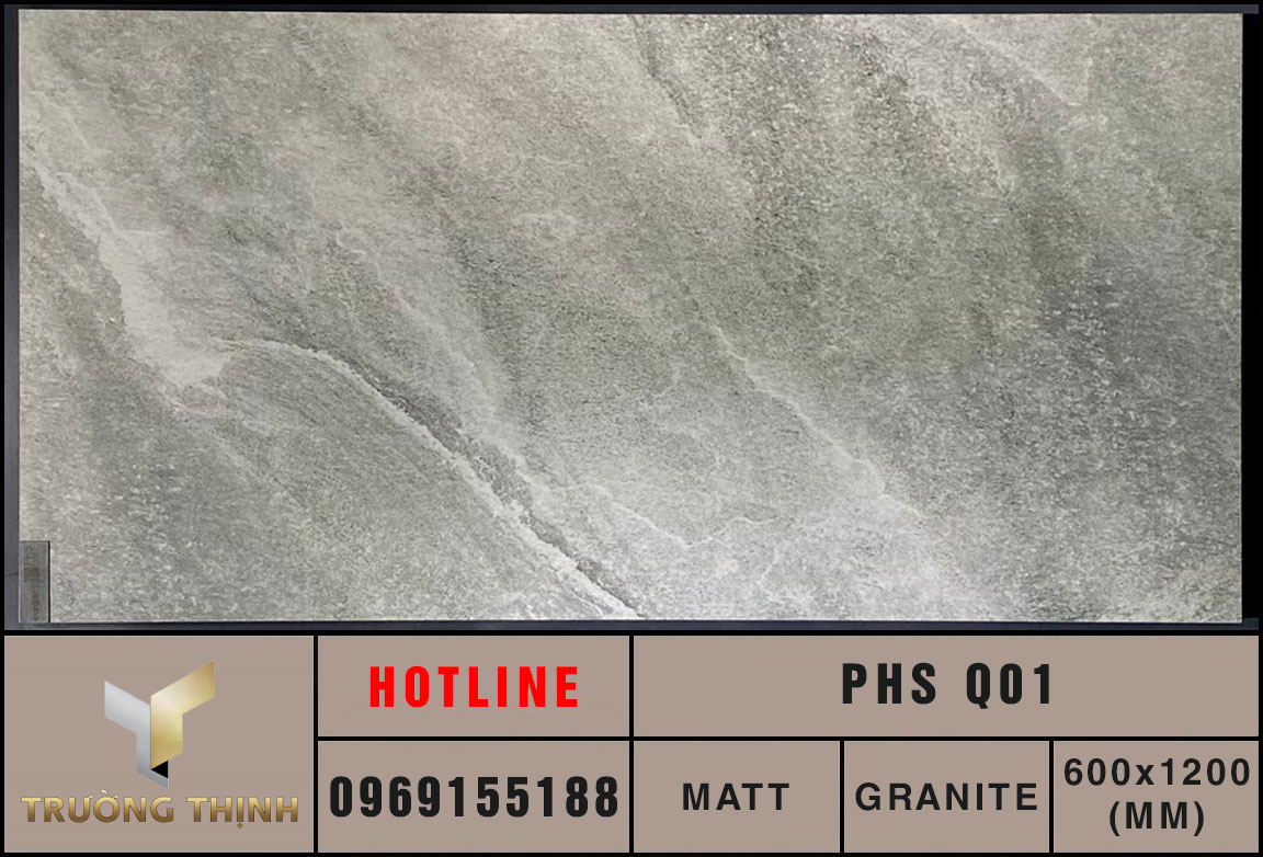 Gạch ốp lát granite 600x1200 Eurotile Phù Sa PHS Q01 giả đá