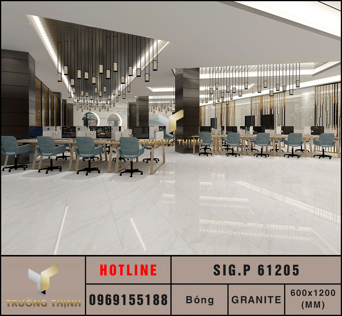 Ảnh mẫu gạch ốp lát 600x1200 Eurotile Thụy Phong SIG.P61205