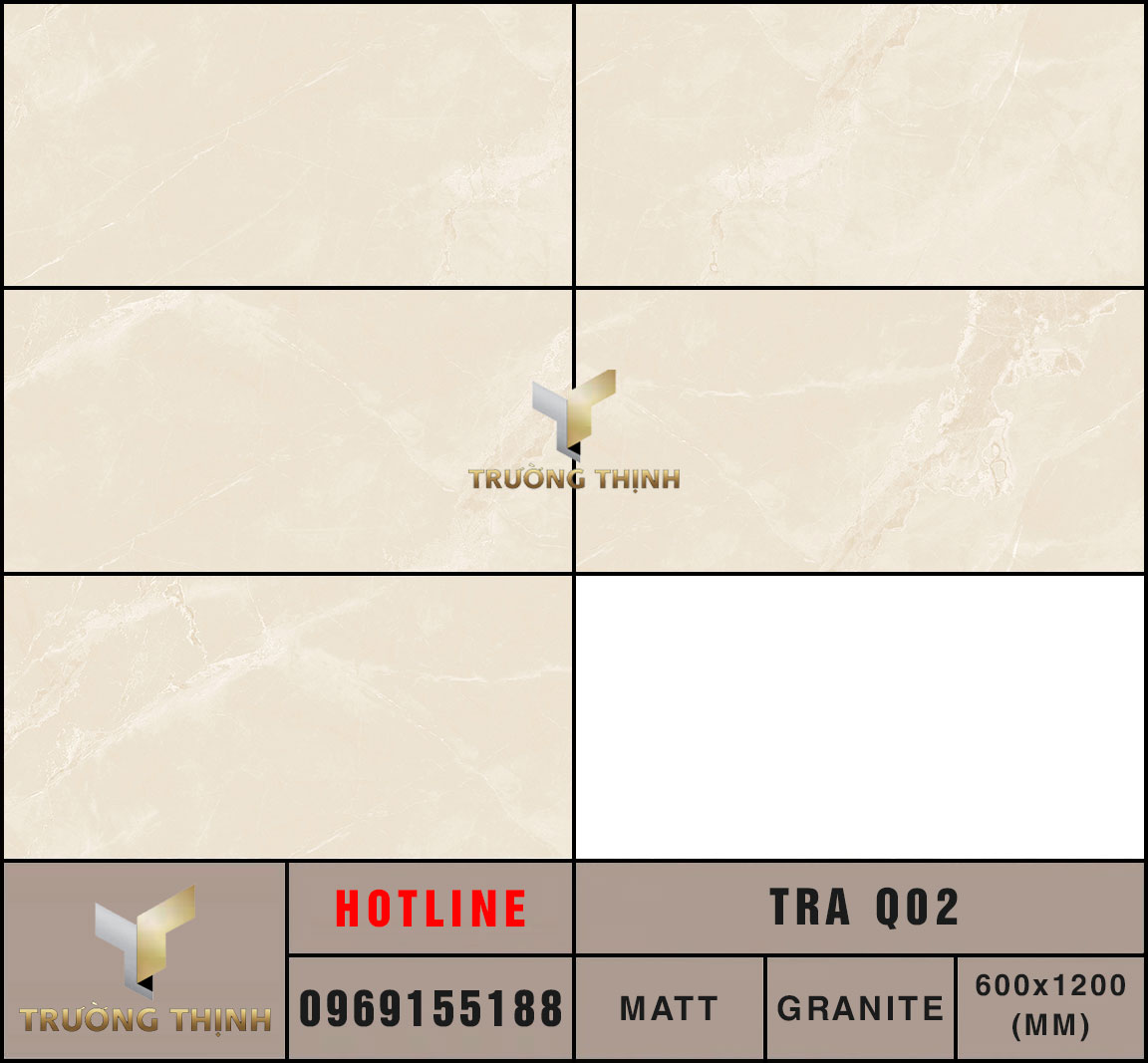 Ảnh MAP gạch ốp lát 600x1200 Eurotile Tràng An TRA Q02