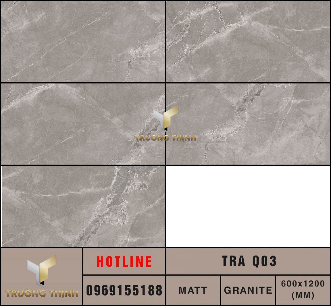 Ảnh MAP gạch ốp lát 600x1200 Eurotile Tràng An TRA Q03
