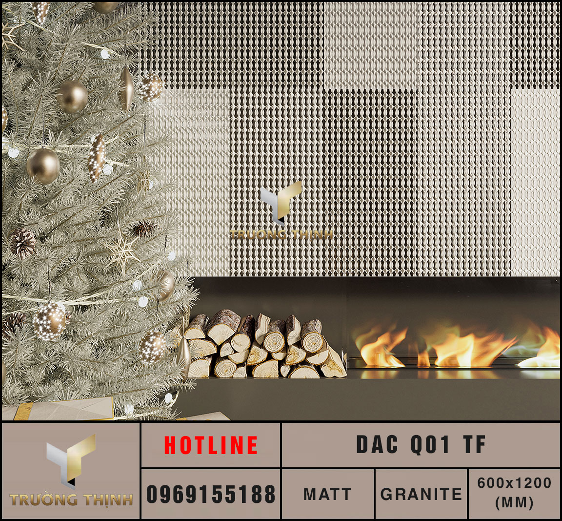 Ảnh mẫu gạch trang trí 600x1200 Eurotile Đan Châu DAC Q01 TF