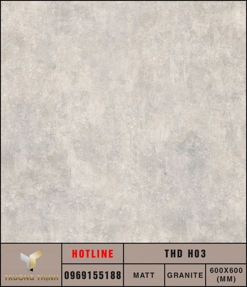 Gạch lát nền 600x600 Eurotile Thiên Di THD H03 cao cấp