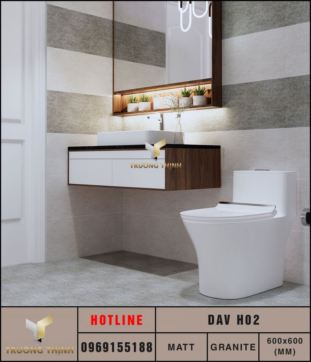 Ảnh mẫu 3D gạch lát nền 600x600 Eurotile Đan Vi DAV H02