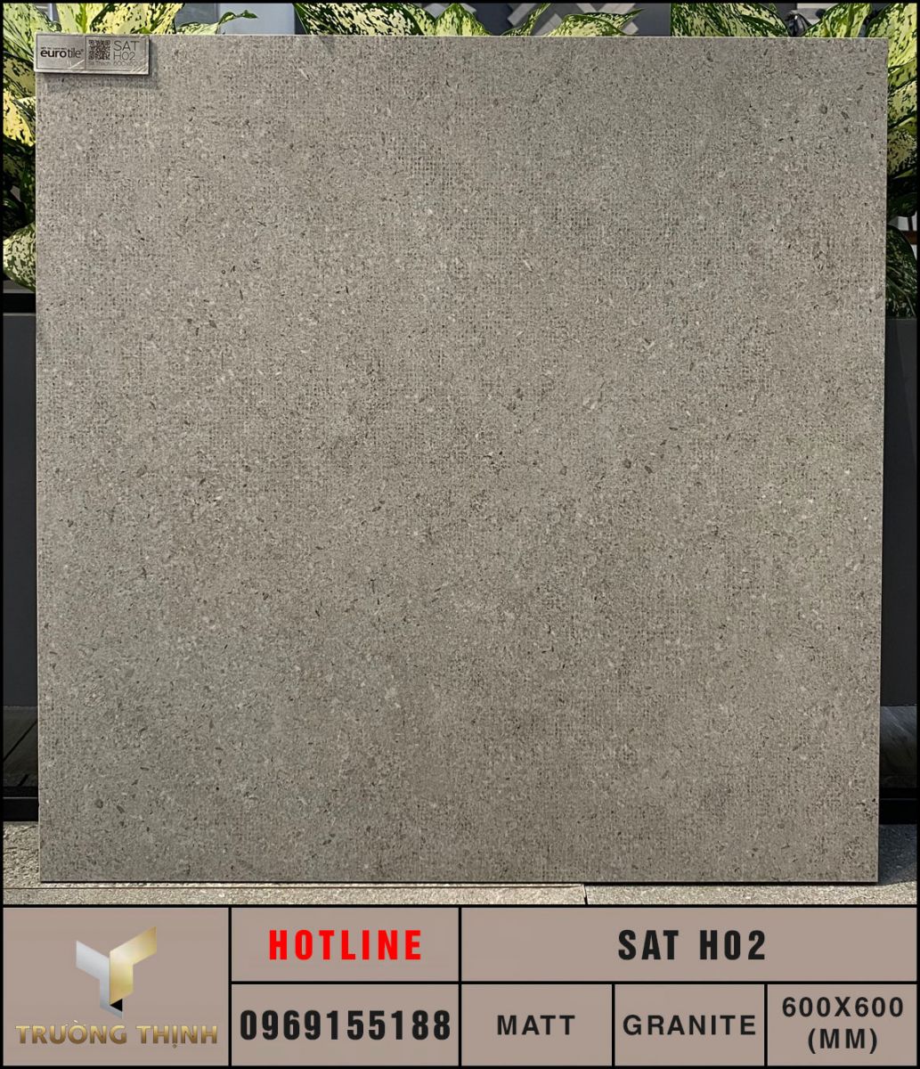 Gạch lát sàn 600x600 Eurotile SAT H02 giá rẻ