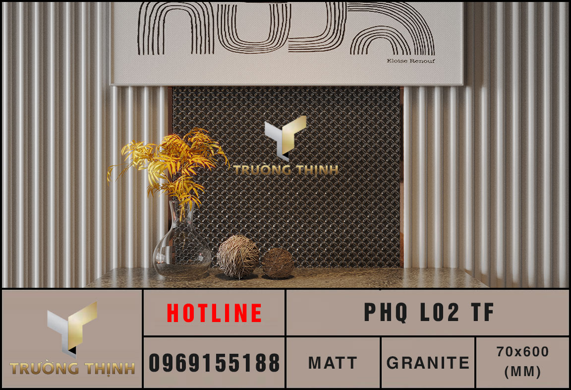 Ảnh mẫu gạch trang trí 70x600 Eurotile Điệp Vũ PHQ L02 TF