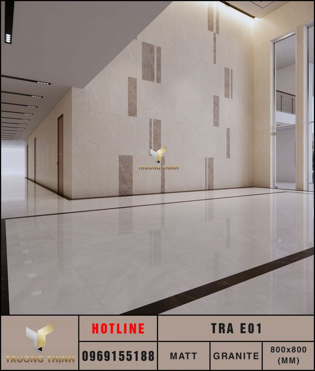 Ảnh mẫu gạch lát nền 800x800 Eurotile Tràng An TRA E01