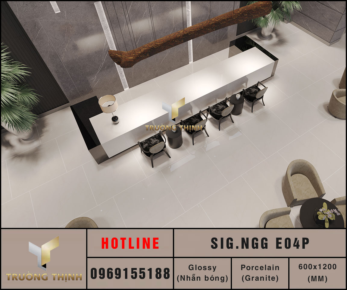 Gạch lát nền 800x800 Eurotile Ngọc Giao SIG.NGG E04P