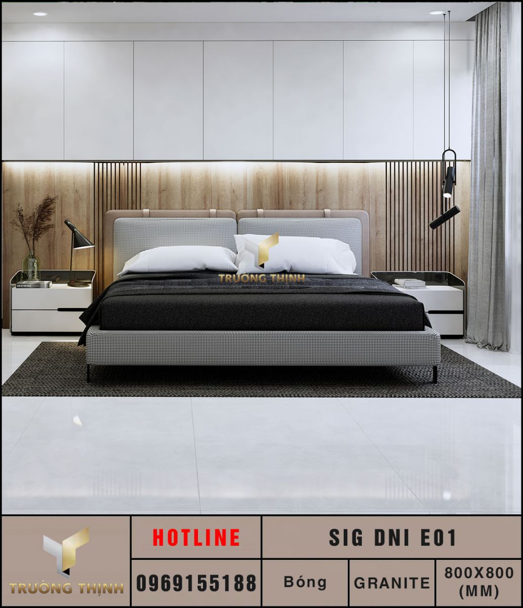 Ảnh mẫu gạch lát nền 800x800 Eurotile Denim SIG DNI E01