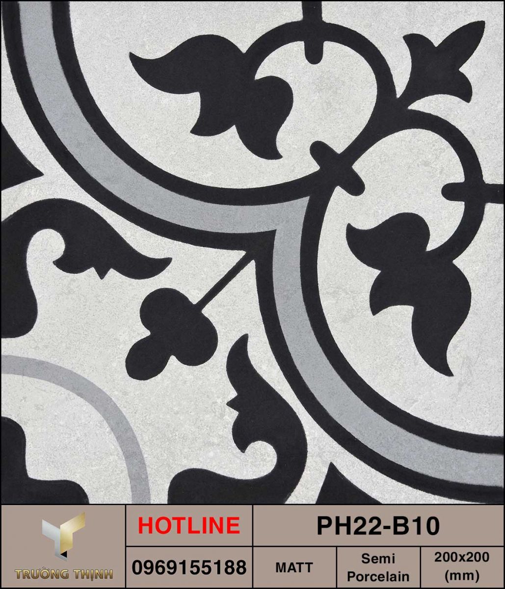 Ảnh MAP gạch ốp lát 200x200 Viglacera Platinum PH22-B10