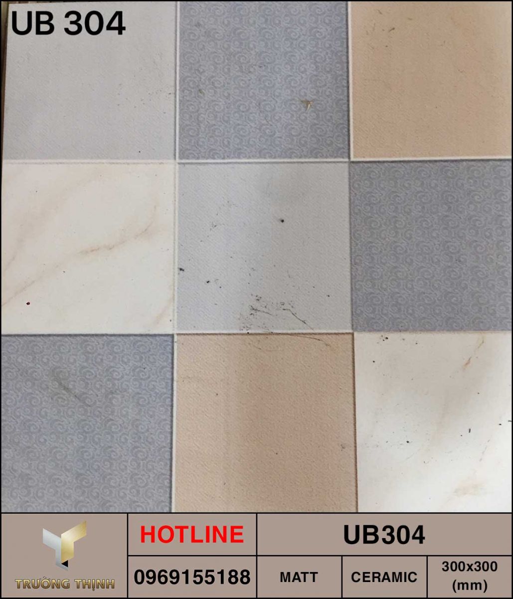 Gạch chống trơn 300x300 Viglacera UB304 giá rẻ