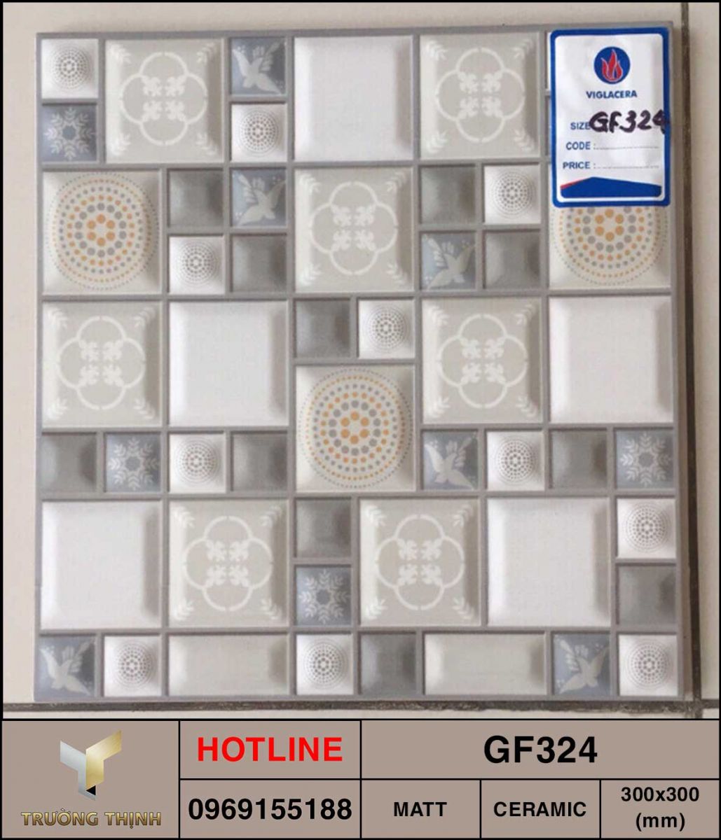 Gạch lát vệ sinh 300x300 Viglacera GF324 giá rẻ