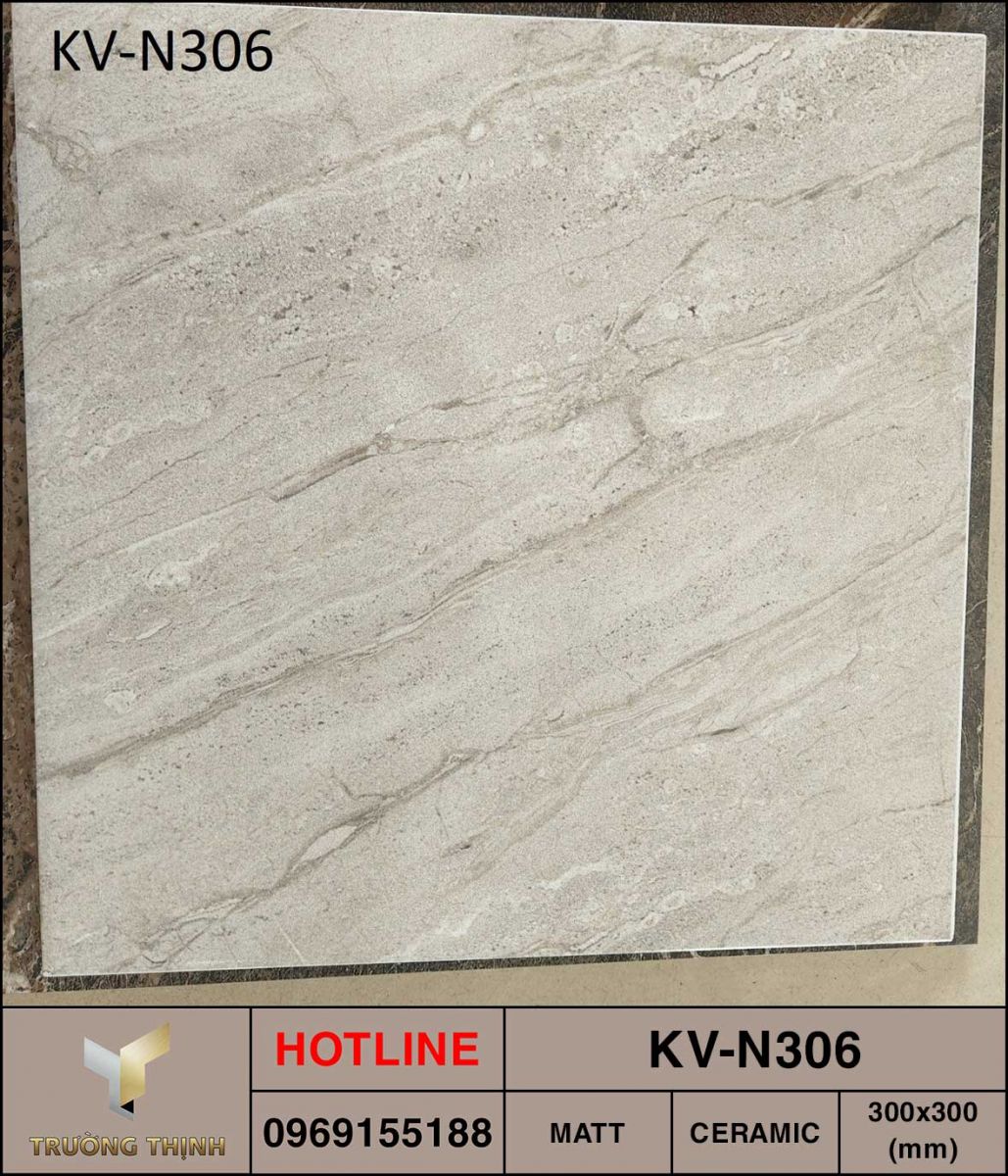 Gạch vệ sinh 300x300 Viglacera KV-N306 màu kem