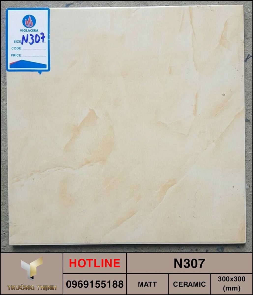 Ảnh thực tế gạch lát nền 300x300 Viglacera N307
