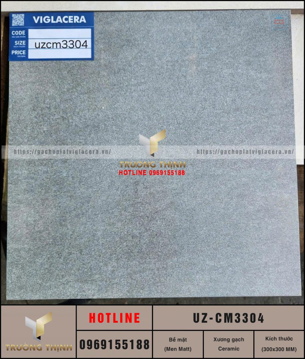 Gạch lát nền Ceramic chống trơn 300x300 Viglacera UZ-CM3304 | Giá Tốt