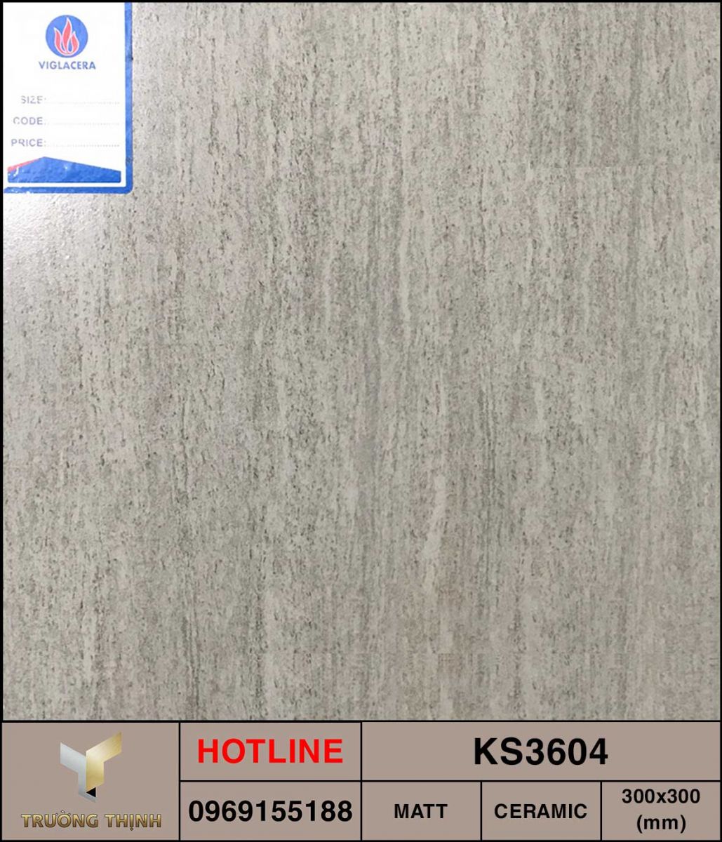Gạch lát nền chống trơn 300x300 Viglacera KS3604 giá rẻ
