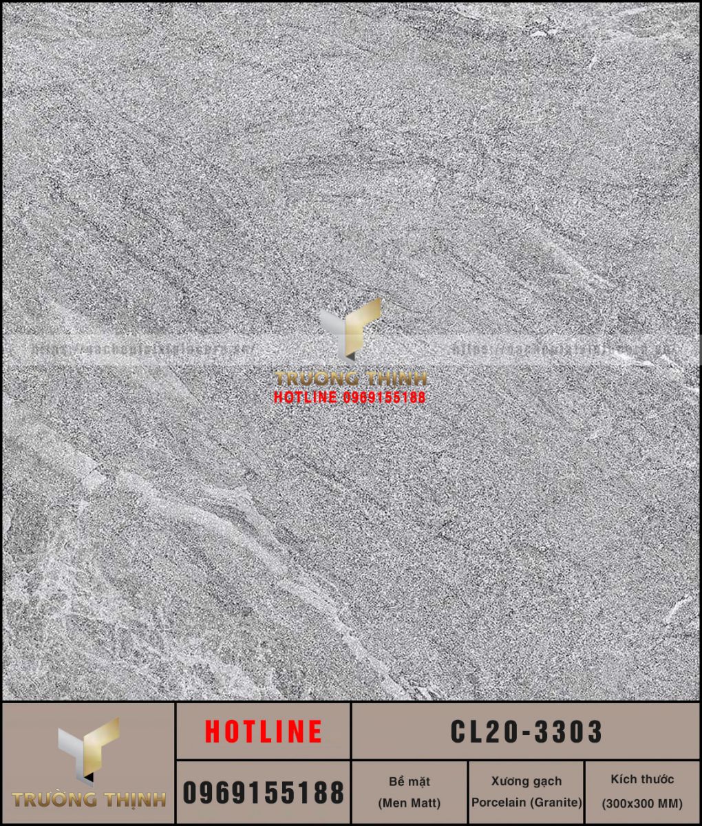 Gạch lát nền chống trơn dày 2 phân Viglacera Cl20-3303: Bền đẹp & Đẳng cấp