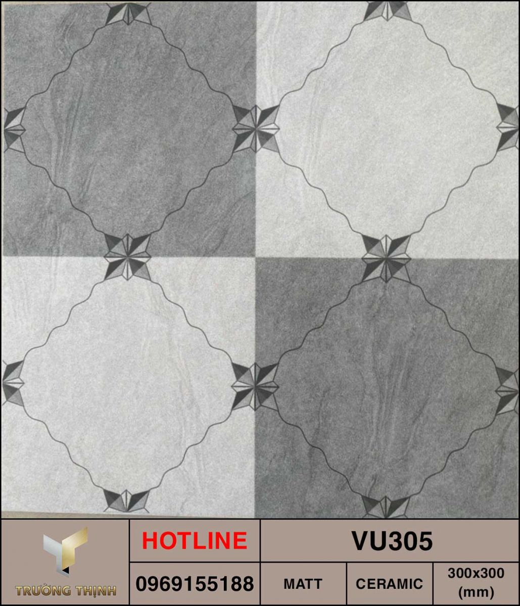 Gạch lát nhà tắm 300x300 Viglacera VU305 giá rẻ