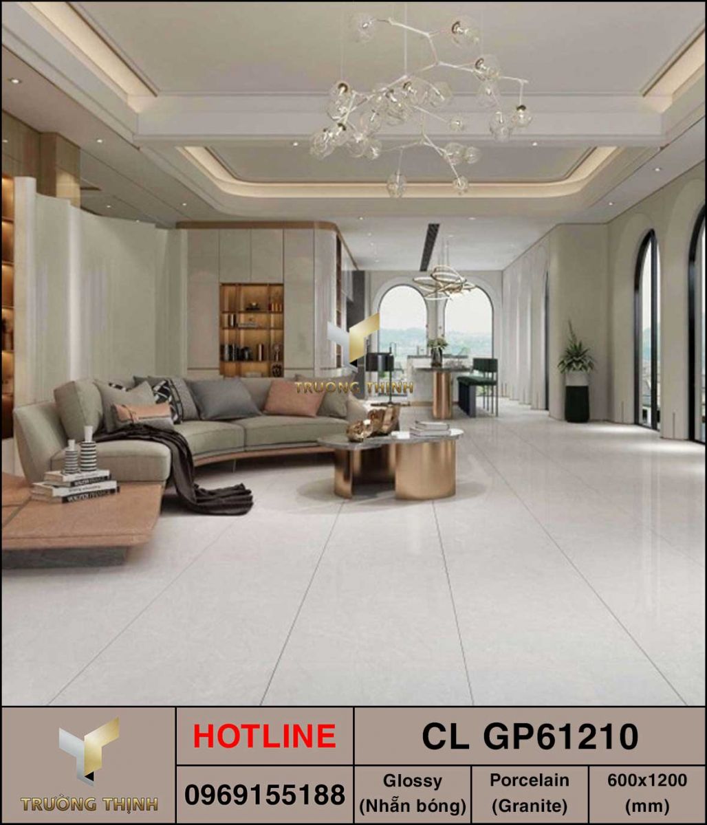 Gạch ốp lát 600x1200 Viglacera Cửu Long CL GP61210