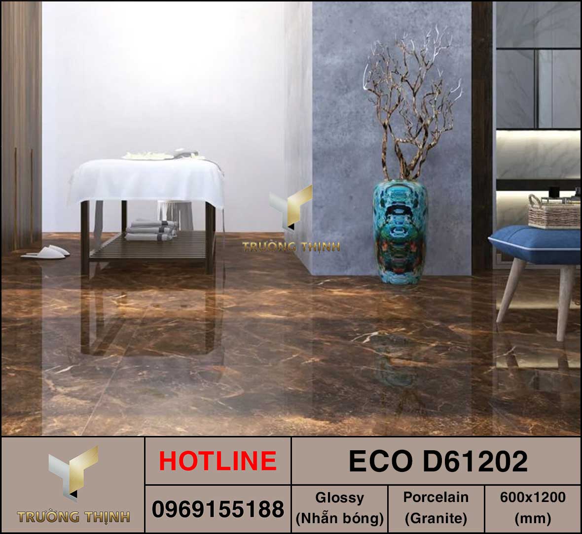 Gạch ốp lát 600x1200 Viglacera ECO D61202