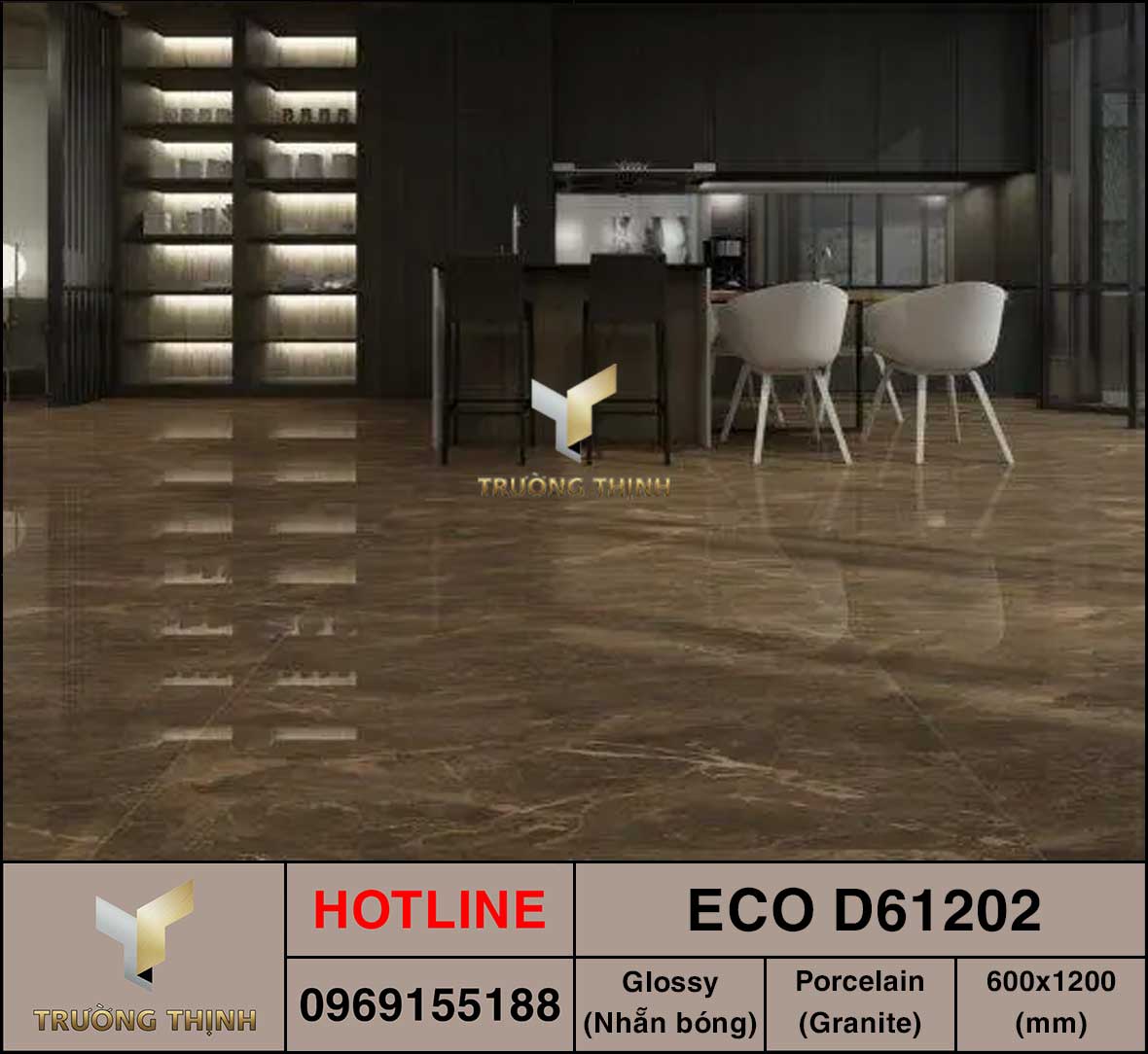 Gạch ốp lát 600x1200 Viglacera ECO D61202