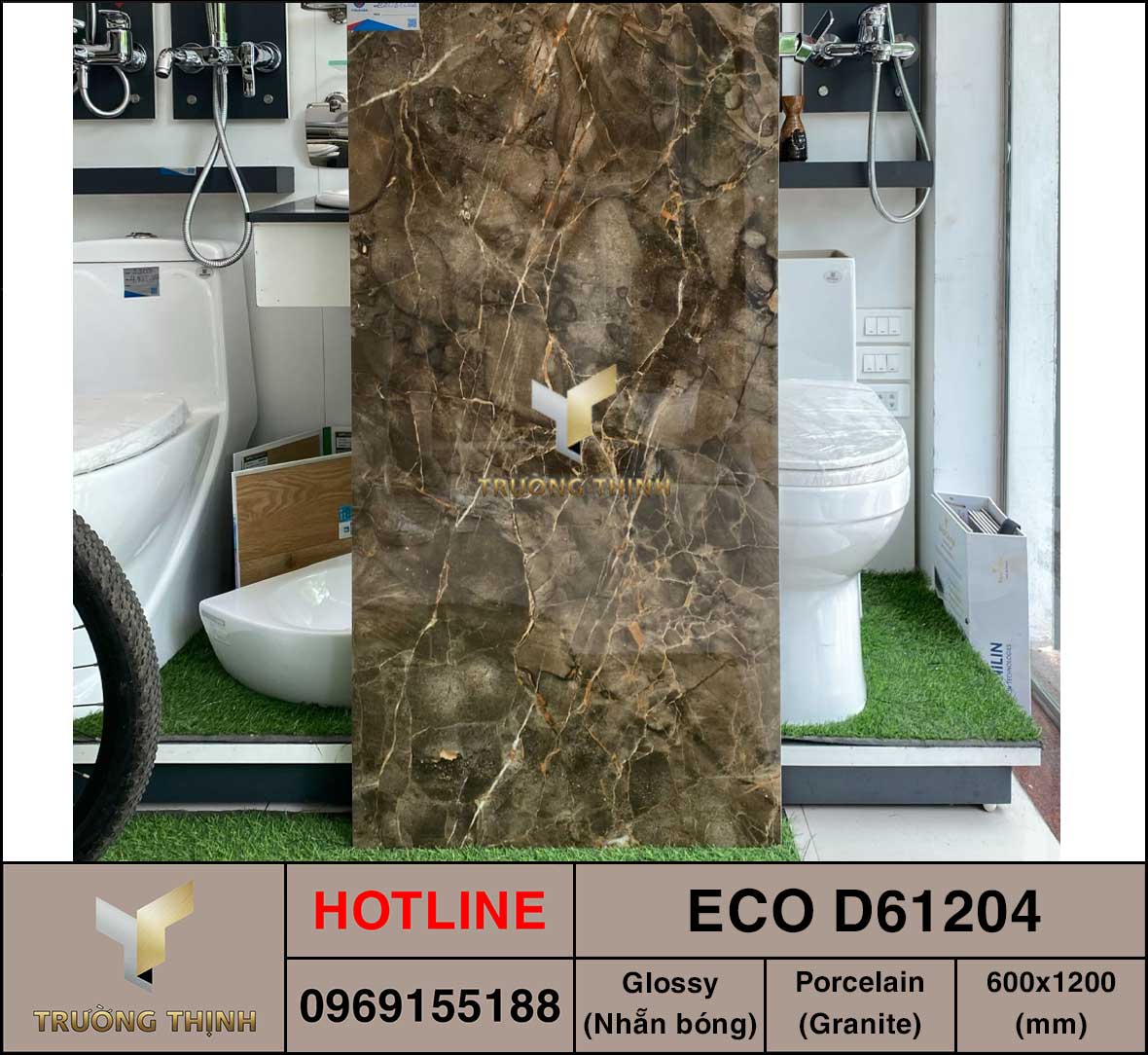 Gạch ốp lát 600x1200 Viglacera ECO D61204 vân đá