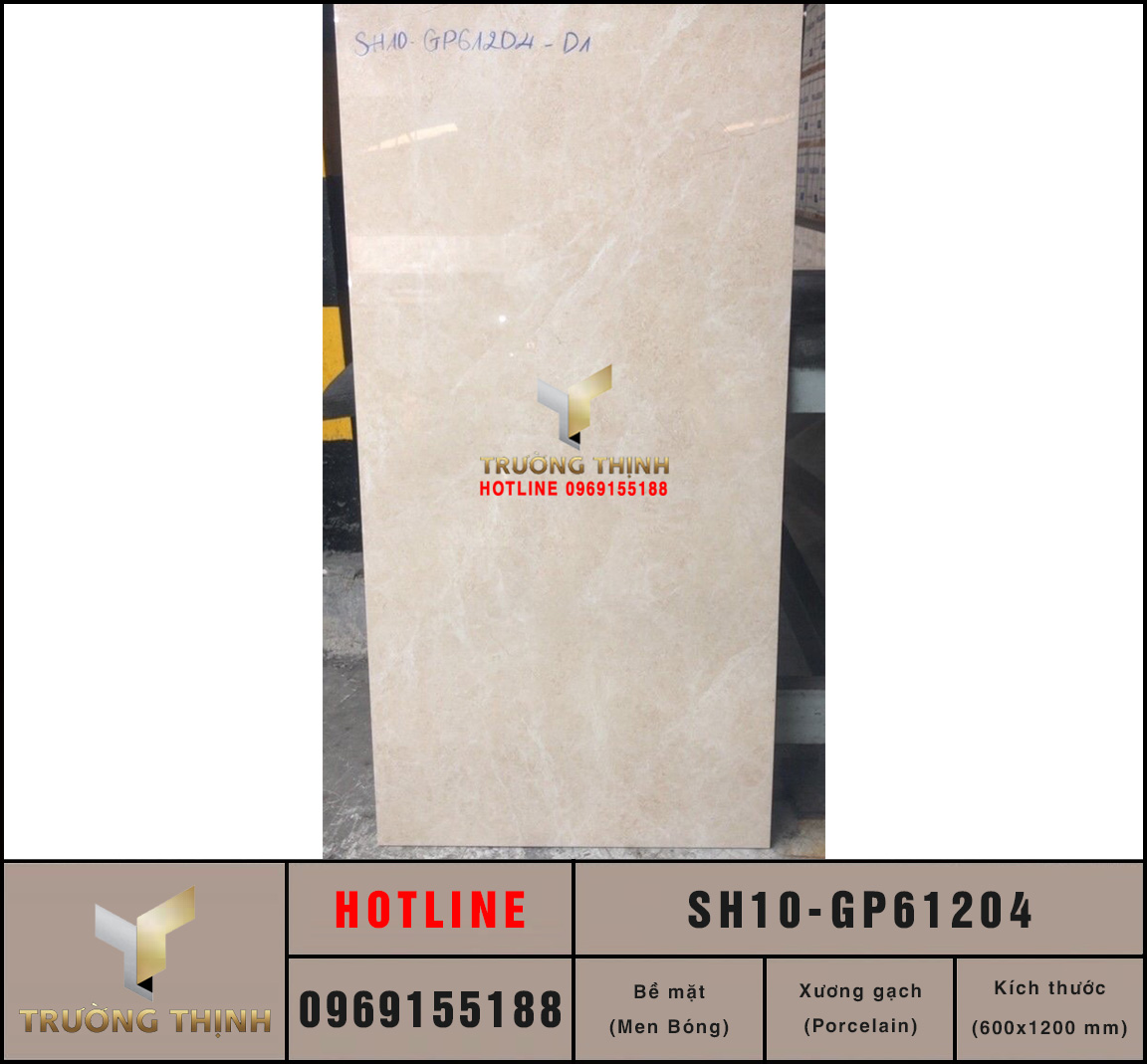 Gạch ốp lát 600x1200 Viglacera Sông Hồng SH10-GP61204