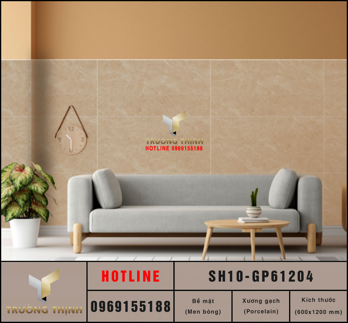 Gạch ốp lát granite 600x1200 Viglacera Sông Hồng SH10-GP61204 giá rẻ
